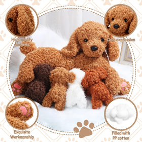 Honoson soft plush fabric delivers a gentle tactile cuddle for kids.