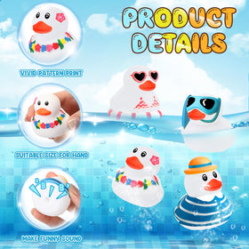 Honoson summer beach ducks bulk for pool play and décor.