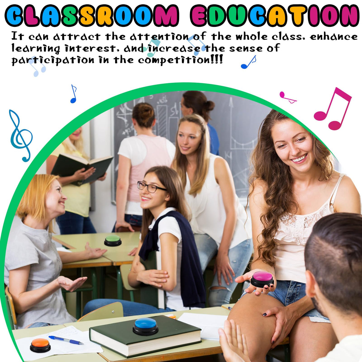 Honoson teaching tools buzzer set makes learning more engaging