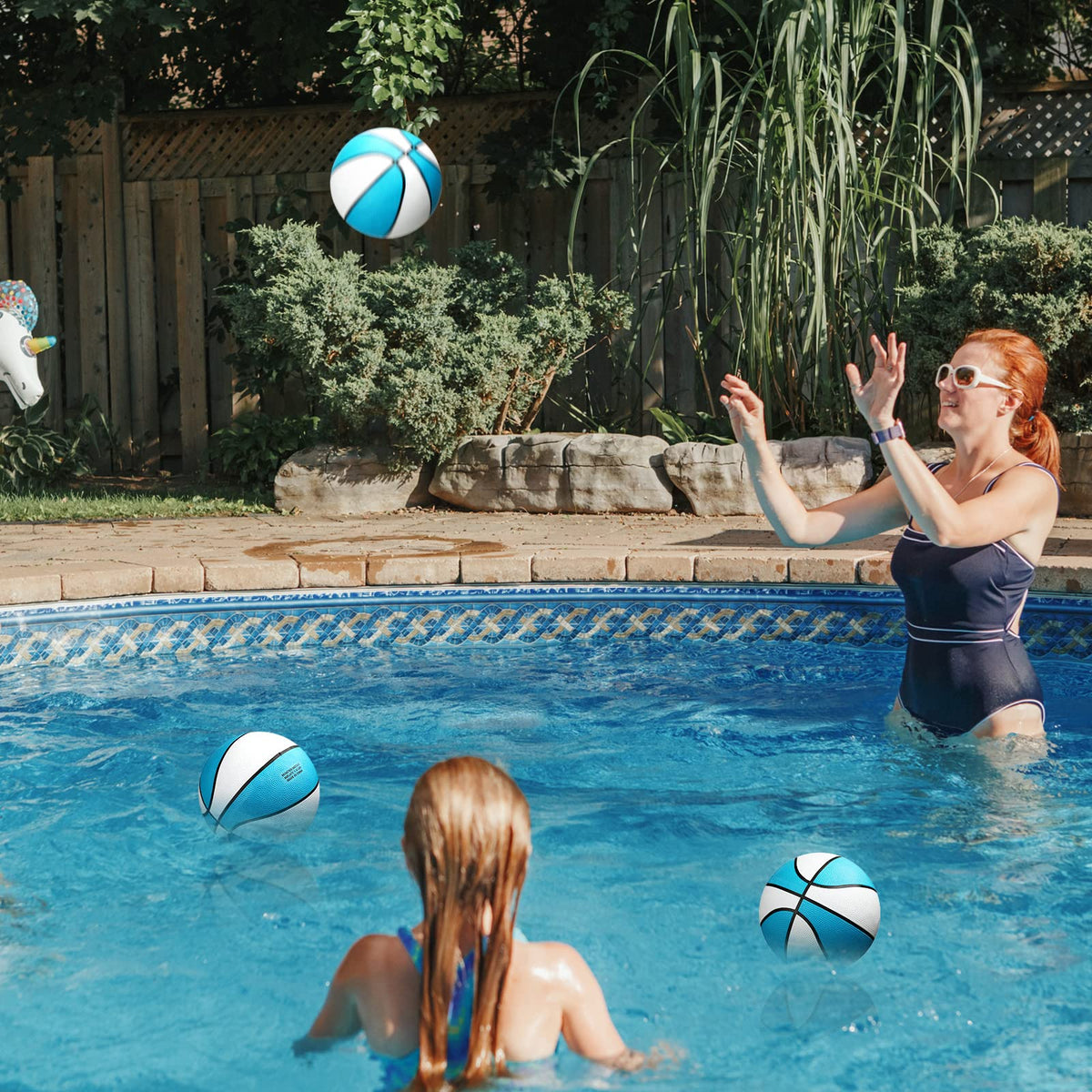 Honoson water basketball close-up texture, grip-friendly surface for accurate shots.