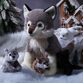 Honoson wolf plush decor; adds charm to child's bedroom and play area