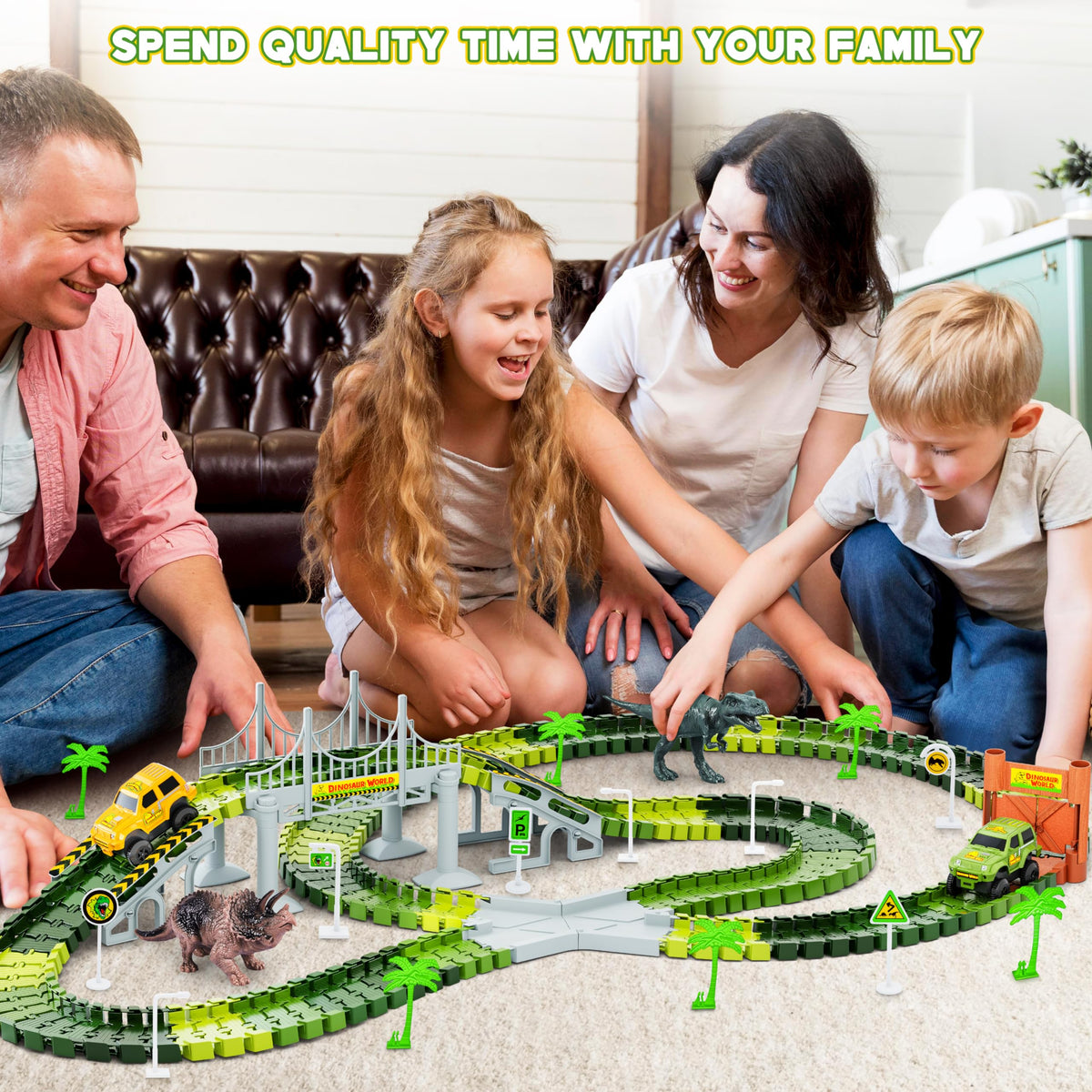 Hony Dinosaur Tracks color packaging box makes gifting fun and easy.