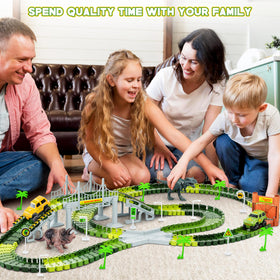 Hony Dinosaur Tracks color packaging box makes gifting fun and easy.
