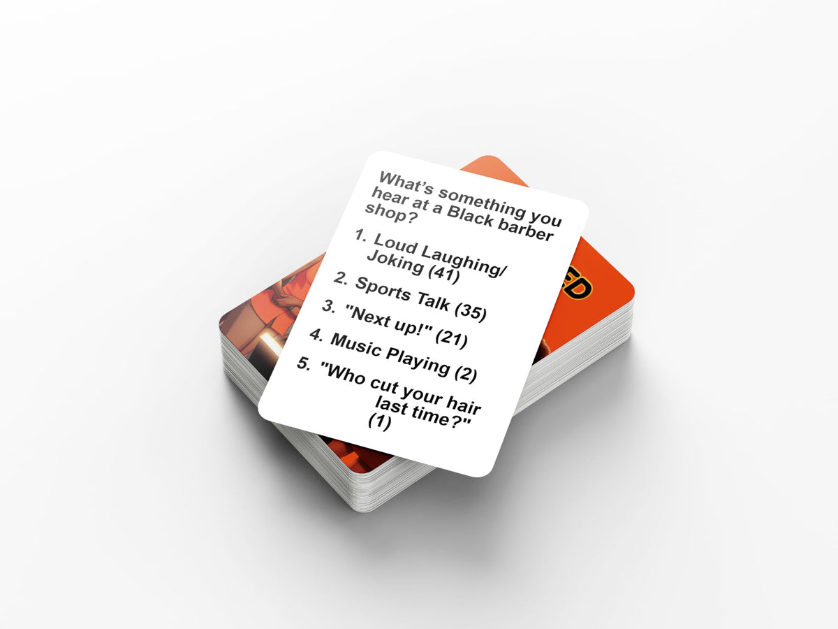 HoodFued 2 question cards showcase culture-focused trivia.