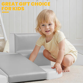 Hoohtoot baby climbing blocks encourage safe landings during exploration.