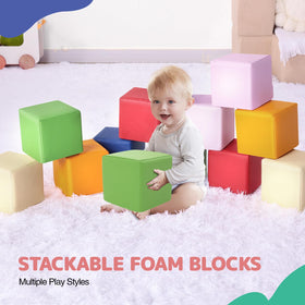 Hoohtoot easy-clean-blocks-removable-cover promote hygiene during busy family playtime.