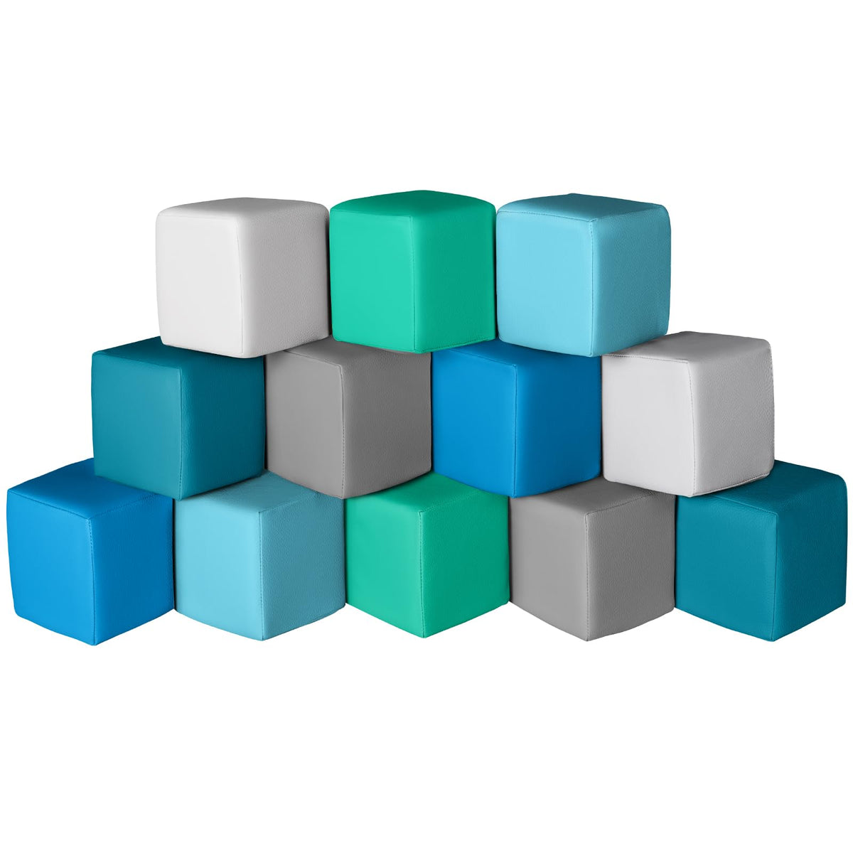 Hoohtoot foam blocks 12 piece set for safe stacking and imaginative play