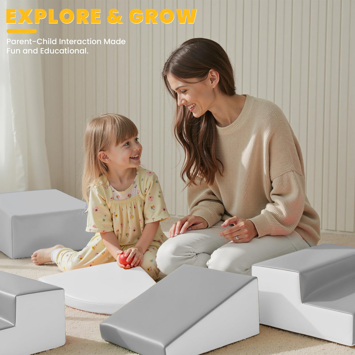 Hoohtoot gift-ready toddler climbing set inspires open-ended fun.