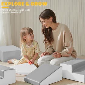 Hoohtoot gift-ready toddler climbing set inspires open-ended fun.