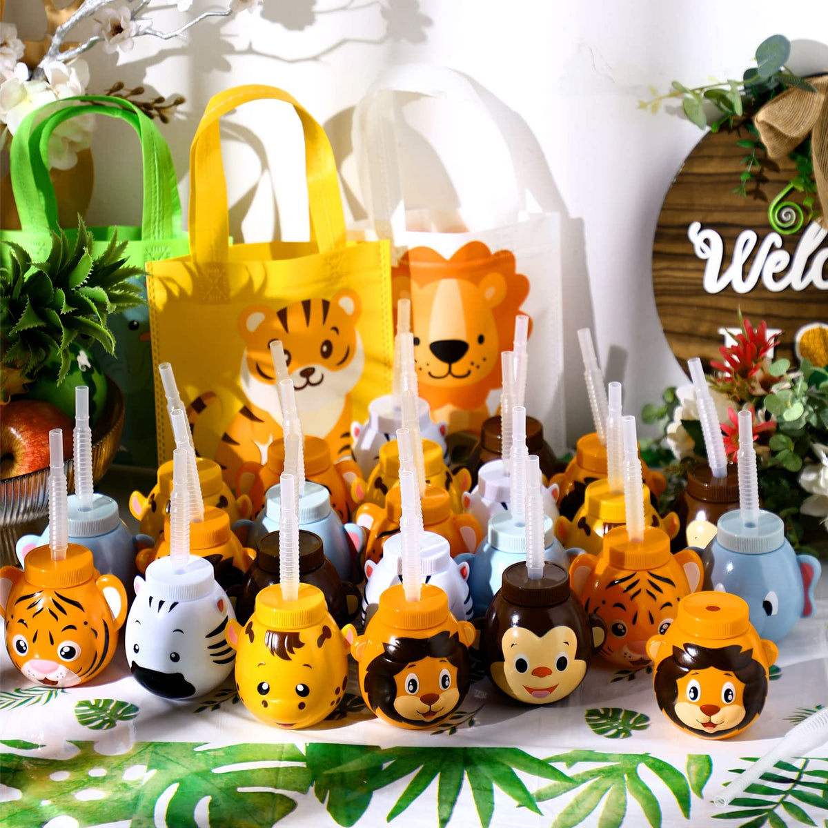 Hoolerry giraffe-pattern cup brings whimsical jungle vibe to events