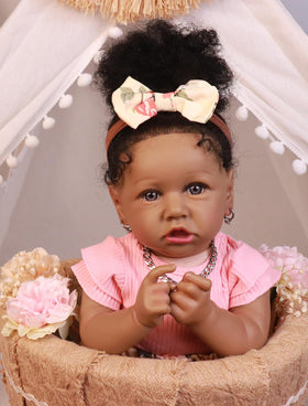 HOOMAI lifelike reborn doll full body 22.8 inch ready for realistic play