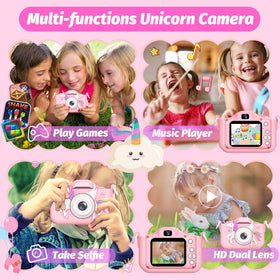 HOOMOON kids camera dual-camera design for effortless selfies