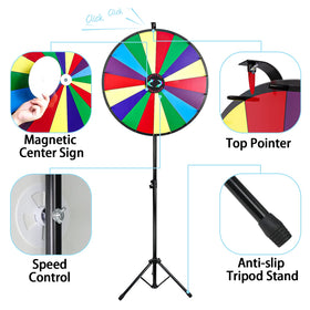 Hooomyai 30 inch wheel with dry erase surface for quick customization
