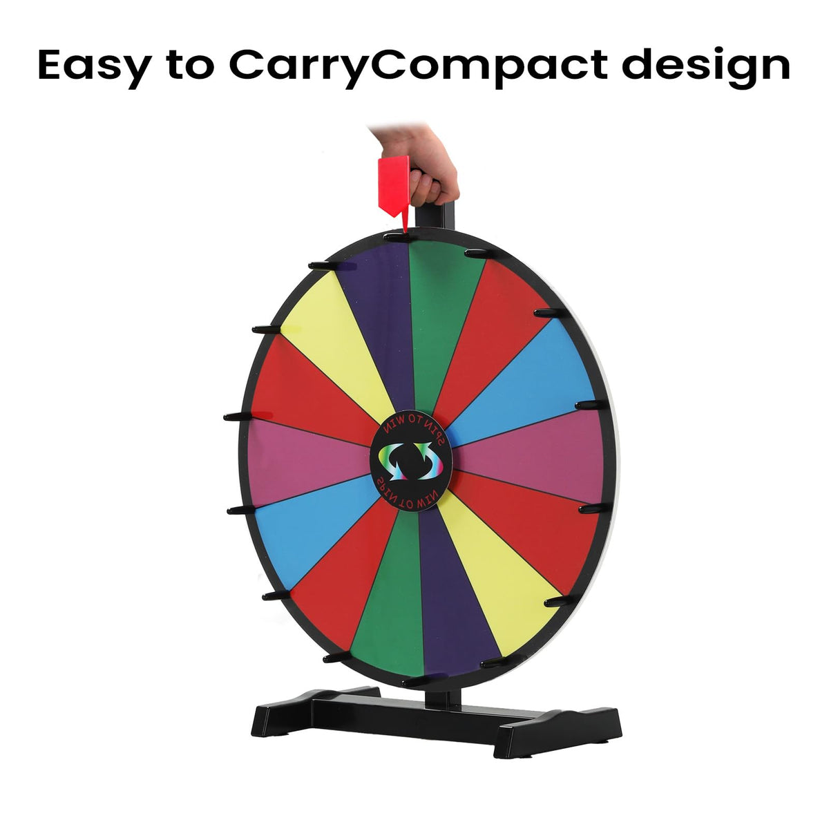 Hooomyai prize wheel base with anti-slip cup ensures stable spins