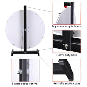 Hooomyai prize wheel portable design for easy setup and storage
