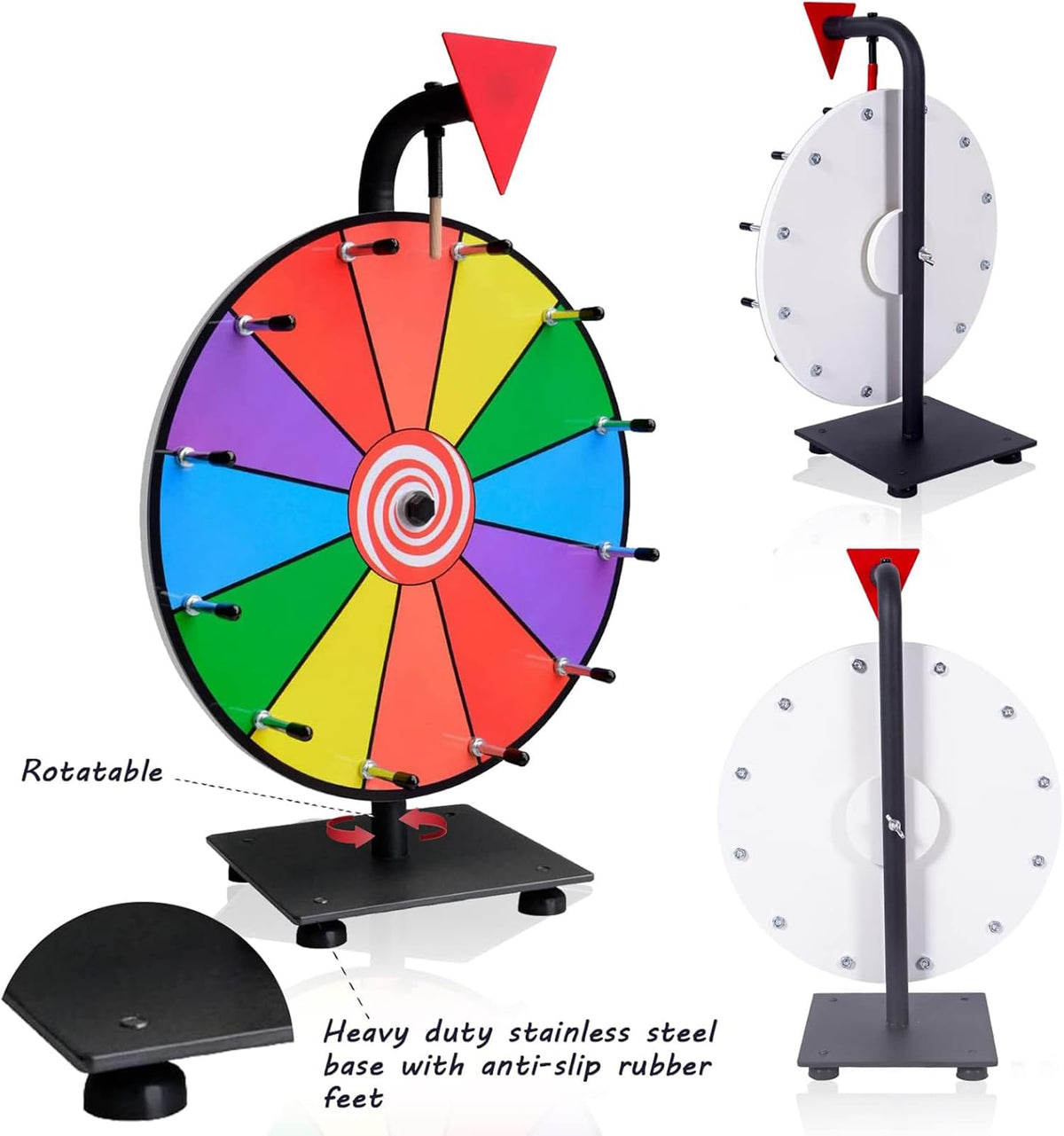 Hooomyai tabletop spin wheel for events and fundraisers