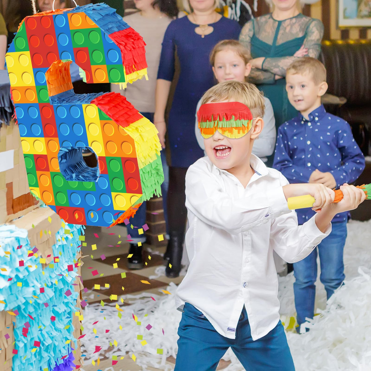 Hooqict 6th Birthday Pinata hanging for versatile placement