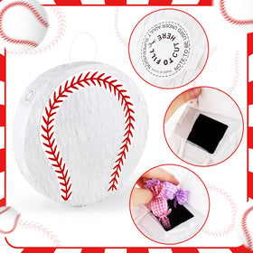 Hooqict Baseball Pinata packaging, ready-to-gift with complete game set