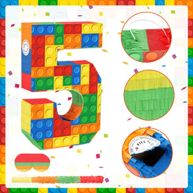 Hooqict pinata dimensions 15.7 by 9 by 3 inches.