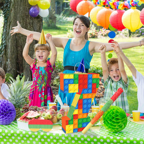 Hooqict pinata hanging loop enables versatile venue setup.