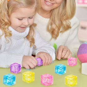 Hooqict stress cube purple ice, tactile grip for sensory feedback