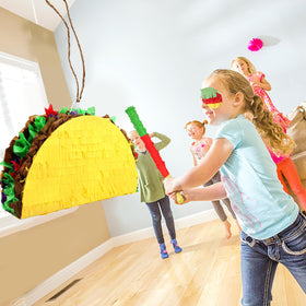 Hooqict taco pinata top fill hole ready for candy filling