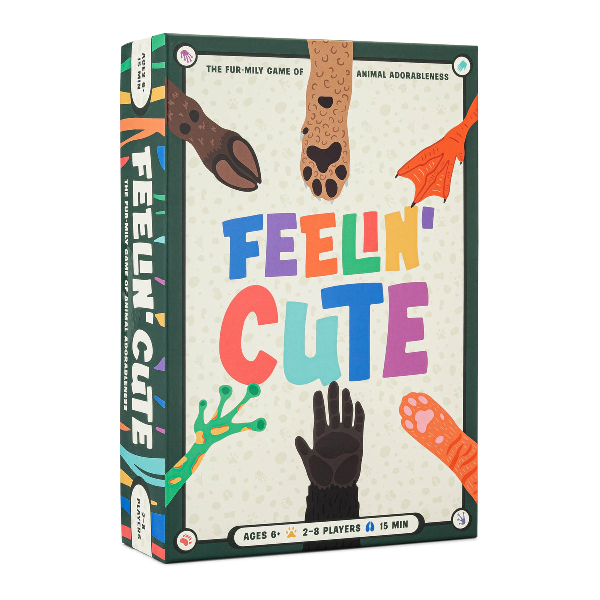Hootenanny Feelin’ Cute quick rounds illustrate a 15-minute family game experience.