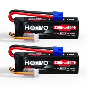 HOOVO 3S 2200mAh EC3-connector battery for reliable RC power.