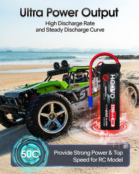 HOOVO EC3-compatible battery for FPV quads and small RC models.