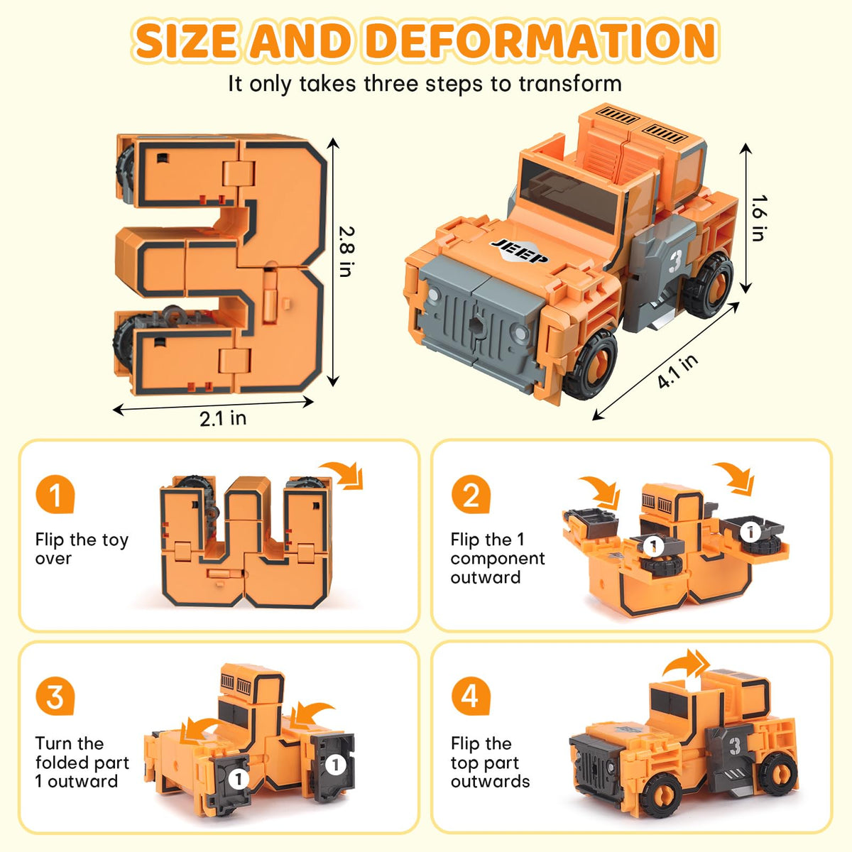 HOPANDOS Number Robots building action highlights hands-on construction.