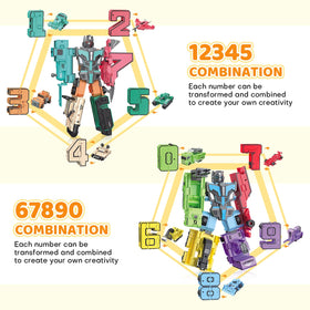 HOPANDOS Number Robots mega-bots union showcases duo robot collaborations.