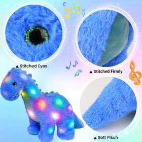 Hopearl Diplodocus nightlight-friendly design suits kids' rooms.