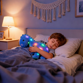 Hopearl Diplodocus sings lullabies to comfort kids at night.