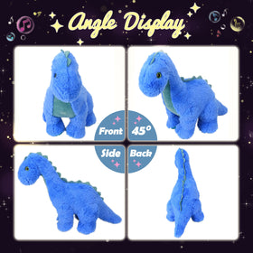 Hopearl Diplodocus soft plush material is cozy for hugs.