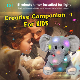 Hopearl plush elephant makes a thoughtful birthday or festival gift.