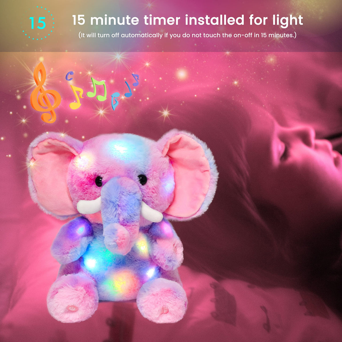 Hopearl Elephish is travel-friendly for festivals and birthdays.