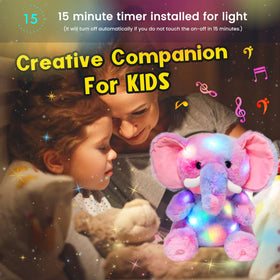 Hopearl Elephish plush is a comforting bedtime companion for kids.