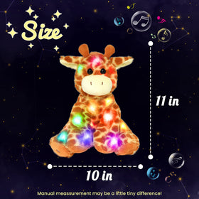 Hopearl LED Musical Giraffe color changing light creates a calm mood