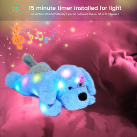 Hopearl LED Musical Puppy buttons demonstration with song playback