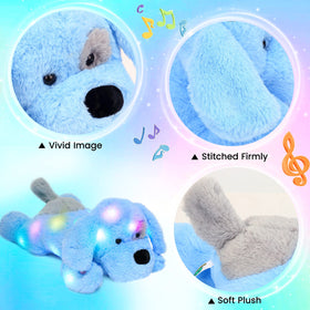 Hopearl LED Musical Puppy color-changing lights creating soothing ambiance
