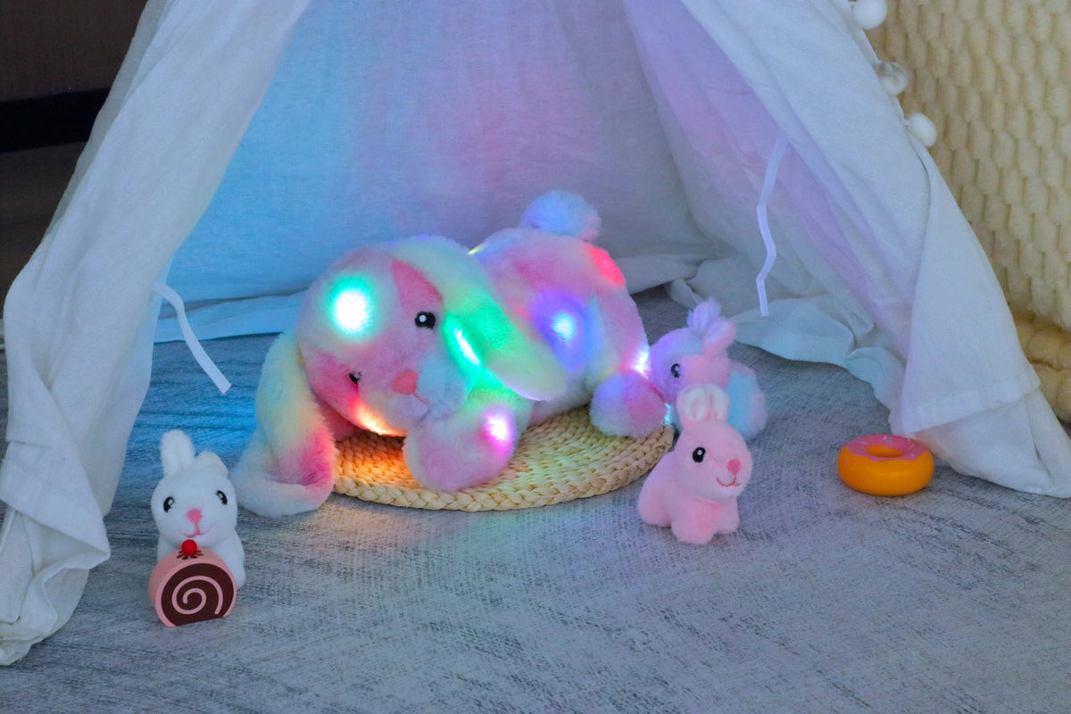 Hopearl night-glow plush adds a gentle, comforting glow.