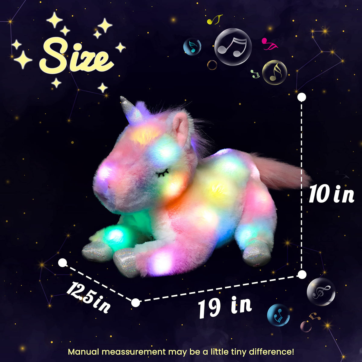 Hopearl Mommy Unicorn belly opens to reveal removable baby unicorn 2 for storytelling.