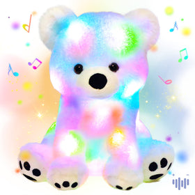 Hopearl polar bear LED lighting glows softly to comfort kids at night.