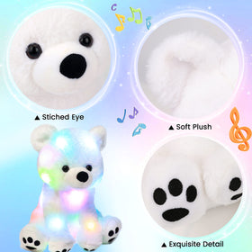 Hopearl polar bear volume buttons let you adjust sound and lights easily.