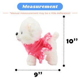 Hopearl Pomeranian toy shows barking and walking for lively storytelling