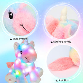 Hopearl rainbow lights glow with a playful bedtime ambiance.