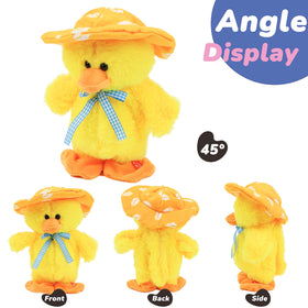 Hopearl singing duck plush close up shows its playful voice.