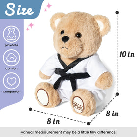 Hopearl bear shows six belt colors to mix and match