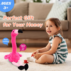Hopearl Interactive Talking Flamingo inspires imagination and storytelling.