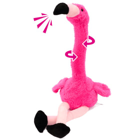 Hopearl Talking Flamingo repeats words with a playful voice for fun learning.